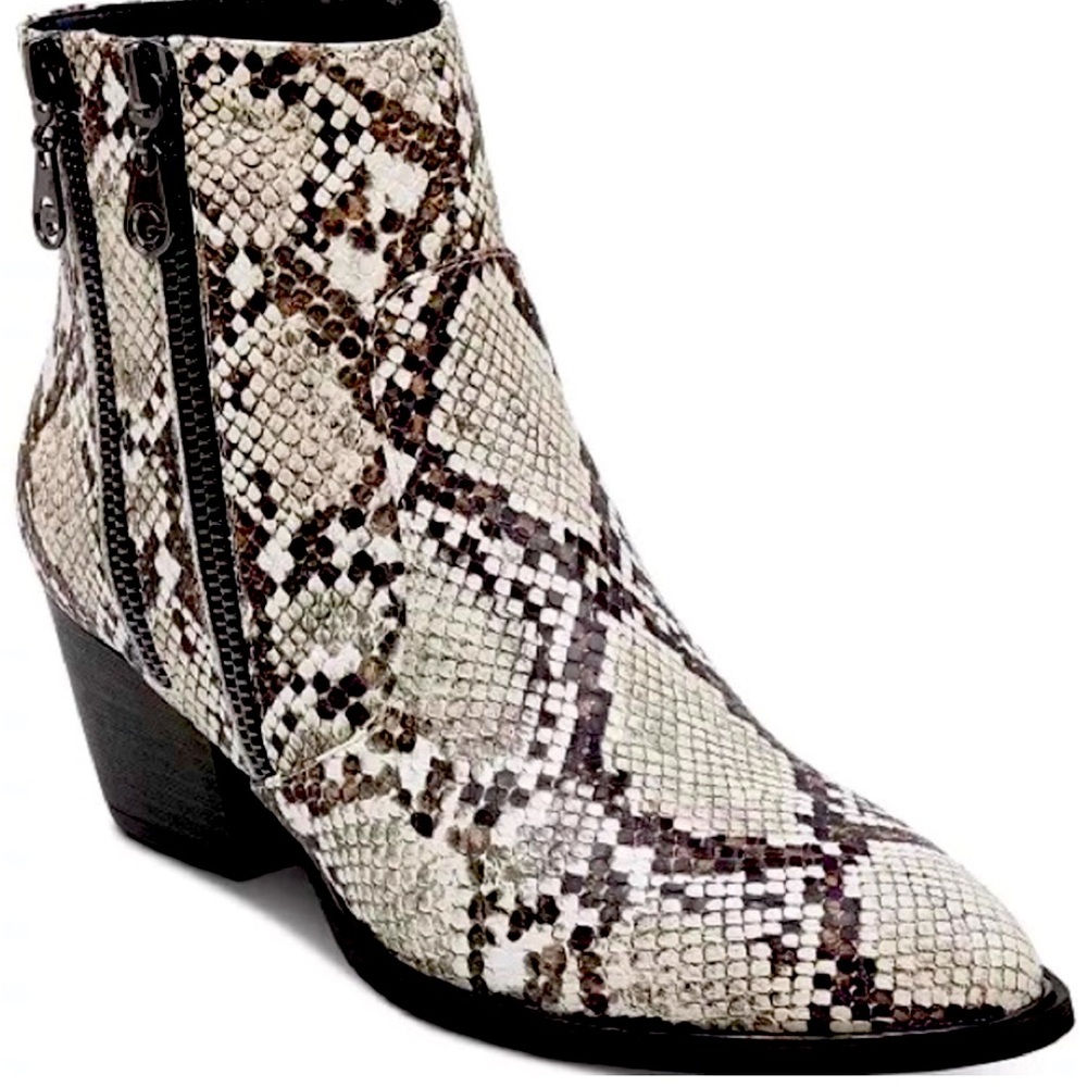 Like new GBG Guess Snakeskin Booties 6M